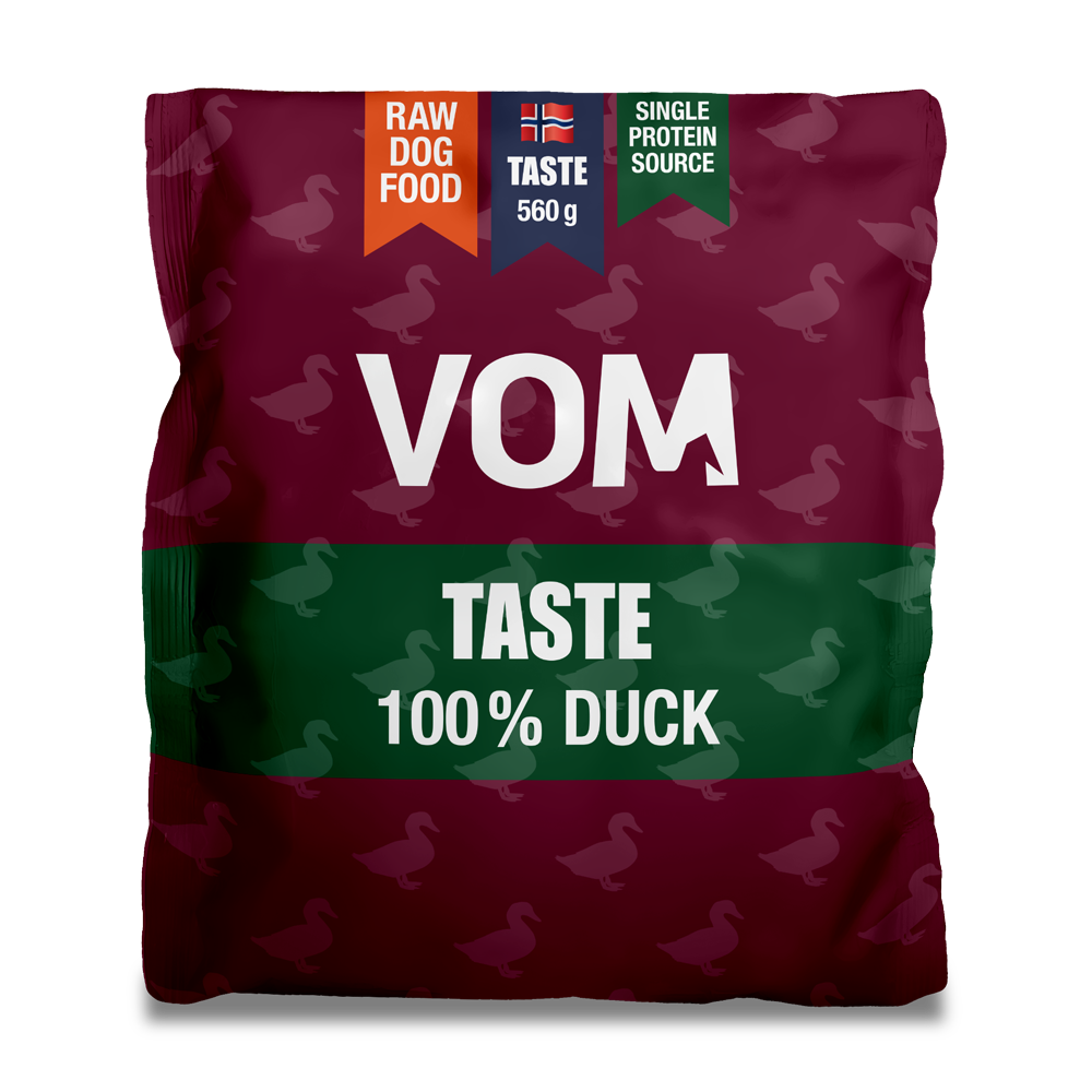 Vom Taste Duck svaigā papildbarība suņiem