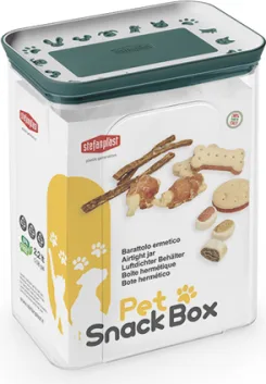 Konteiners gardumiem SNACKBOX 2.2l (balts/angļu zaļš)