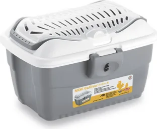 Stefanplast Transp.bokss MINI GULLIVER (pelēks/balts)