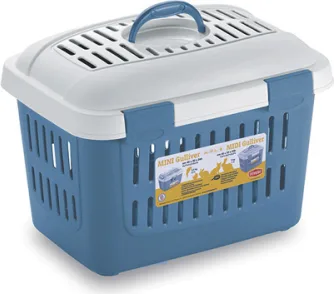 STEFANPLAST Transportēšanas bokss MIDI GULLIVER (debeszils/balts) cm 45x33x33h