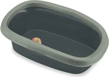 Stefanplast Kaķu tualete SPRINT 20 (pelēki-zaļš /pelēks)