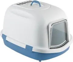 Stefanplast Kaķu tualete SUPER QUEEN (zils/balts)