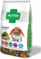 NUTRIN Nature - Rabbit 750gr - PILNVĒRTĪGA BARĪBA TRUŠIEM