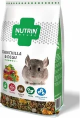 NUTRIN Nature - Chinchilla & Degu 750gr - PILNVĒRTĪGA BARĪBA ŠINŠILĀM UN DEGU