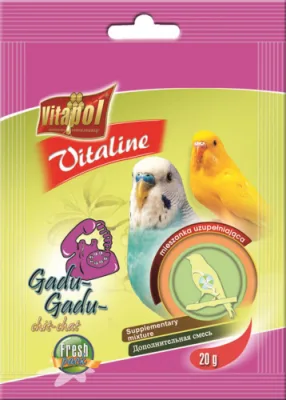 VITALINE Chit-Chat supplementary mixture for budgie 20g - Vitapol Vitaline papildbarība ar vitamīniem viļņainajiem papagaiļiem
