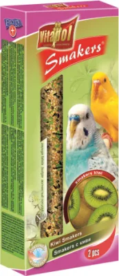 STANDARD Smakers kiwi for budgie 2pcs 90g - Vitapol nūjiņas ar kivi viļņainajiem papagaiļiem.