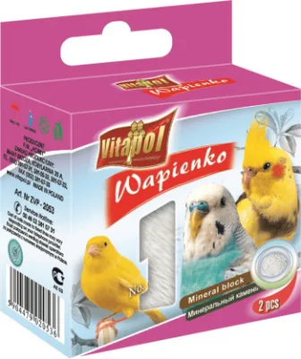 MINERAL BLOCK natural for birds 35g - Vitapol minerālu akmens putniem