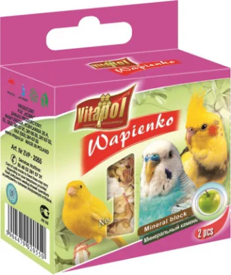 MINERAL BLOCK apple for birds 35g - Vitapol minerālu akmens ar āboliem