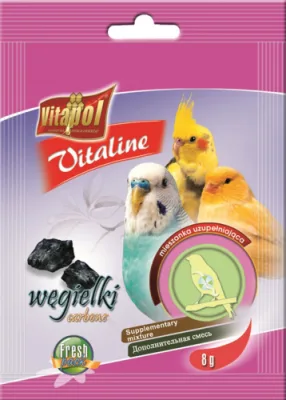 Vitapol VITALINE papildbarība ar ogli putniem 8g