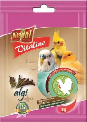 Vitapol VITALINE papildbarība ar aļģēm putniem 10g