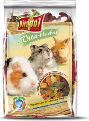 Vitapol VITA HERBAL papildbarība grauzējiem - dārzeņu maisijums 100 g
