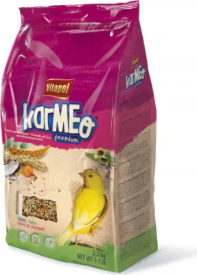 Vitapol KARMEO PREMIUM Pilnvērtīga barība kanārij putniem 500g