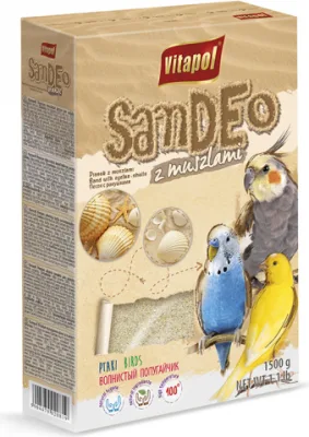 Vitapol SAND Smiltis putniem ar austeru čaumalām 1.5kg