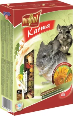 STANDARD carton complete food for chinchilla 500g - Vitapol Standard barība šinšilām.