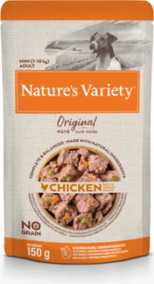 Konservi NV Dog Original Mini Chicken 0.150 kg - Konservi ar vistu pieaugušiem suņiem (8gb)