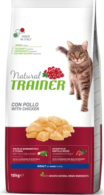 NT ADULT WITH CHICKEN 10KG - SAUSĀ BARĪBA AR VISTU PIEAUGUŠIEM KAĶIEM