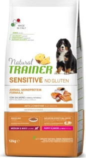 NT DOG SENSITIVE NO GLUTEN PUPPY & JUNIOR SALMON 12KG