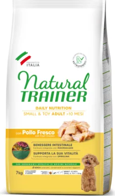NT DOG SMALL&TOY ADULT POLLO&RICE&ALOE 7KG - pilnvērtīga un sabalansēta barība maziem un miniatūra izmēra pieaugušiem suņiem (1-10 kg) +10 mēneši