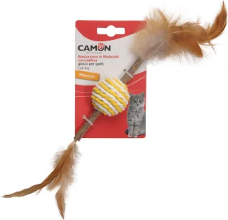 CAMON Rotaļlieta Kaķiem Matatabi bumba ar spalvām 13cm