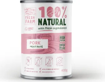 Prefera PF Fresh Farm Dog Smooth pate with pork 400 gr