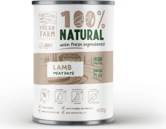 Prefera PF Fresh Farm Dog Smooth pate with lamb 400 gr