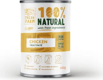 Prefera PF Fresh Farm Dog Smooth pate with chicken 400 gr