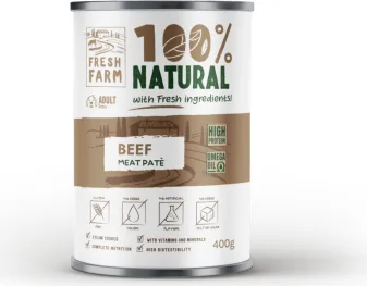 Prefera PF Fresh Farm Dog Smooth pate with beef 400 gr