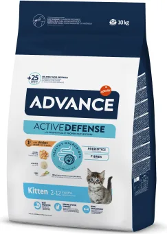 Advance Cat Kitten 10 kg NEW - pilnvērtīga un sabalansēta augstas kvalitātes barība kaķēniem (vecumā no 2 līdz 12 mēnešiem), grūsnām vai barojošām kaķenēm