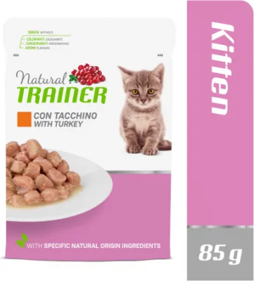 NT CAT KITTEN&JUNIOR TURKEY 85G - KONSERVI AR TĪTARU KAĶĒNIEM UN JUNIORIEM (12gb)