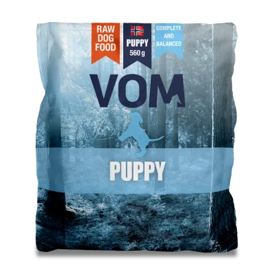 VOM Puppy Complete Food pilnvērtīga svaigā barība kucēniem 560g