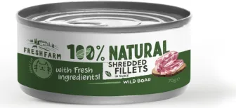 Prefera PF Fresh Farm CAT Shredded fillets in sauce with wild boar and chicken 70 gr