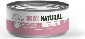 Prefera Fresh Farm CAT Mousse with Pork 85 gr - gaisīga pastete ar cūkgaļu.
