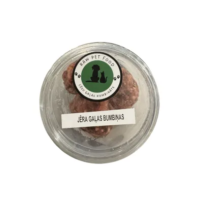 PET FOOD jēra gaļas bumbiņas