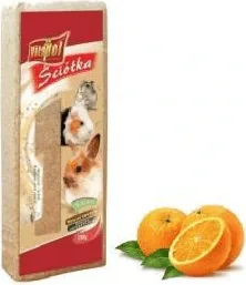 Vitapol SAWDUST orange 1.1kg - Skaidu pakaiši grauzējiem ar apelsīna aromātu, 1.1 kg