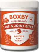 BOXBY HIP & JOINT BITES 240g - papildbarība suņiem locītavu veselībai.