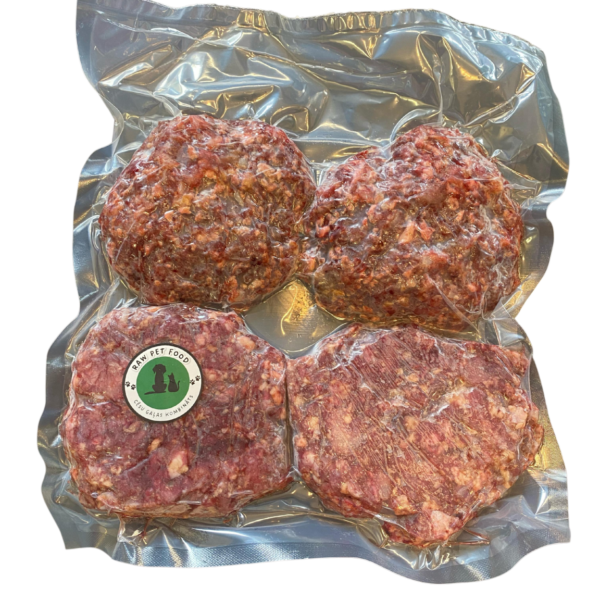 PET FOOD liellopa burgeru kotletes