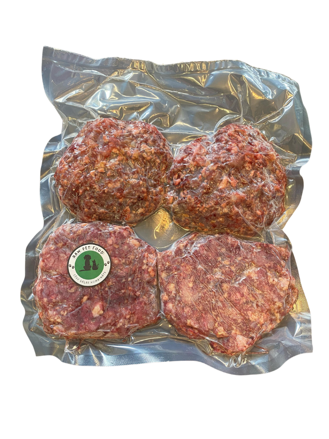 PET FOOD liellopa burgeru kotletes